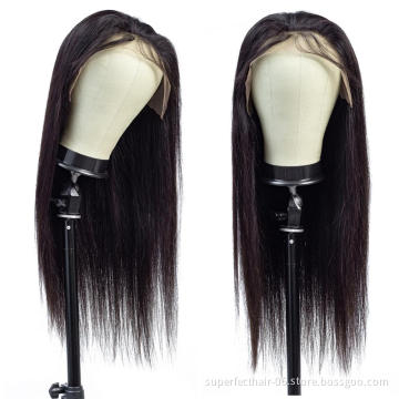 10A Mink Raw Unprocessed Virgin Human Hair Weaves From Brazil Lace Front Wig For Black Women Straight Wave Brazilian Hair Wigs